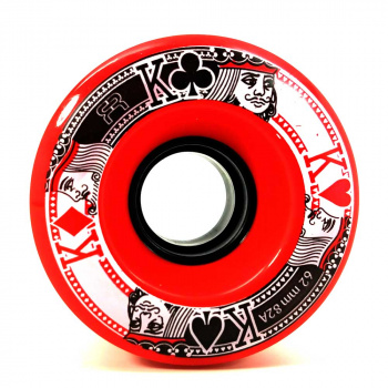 FR ROLLER WHEELS STREET KINGS RED 62mm (4 UNITS) 82A