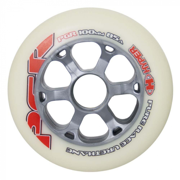 HYPER RACE PGR White 100MM (x8) 85A