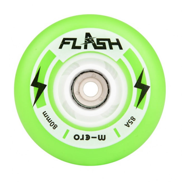 MICRO FLASH wheels 85A - Green (4 units)