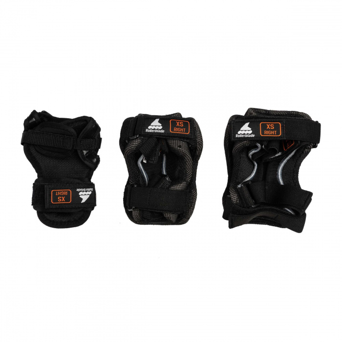 ROLLERBLADE BLADEGEAR XT JUNIOR 3PACK BLACK - 1 