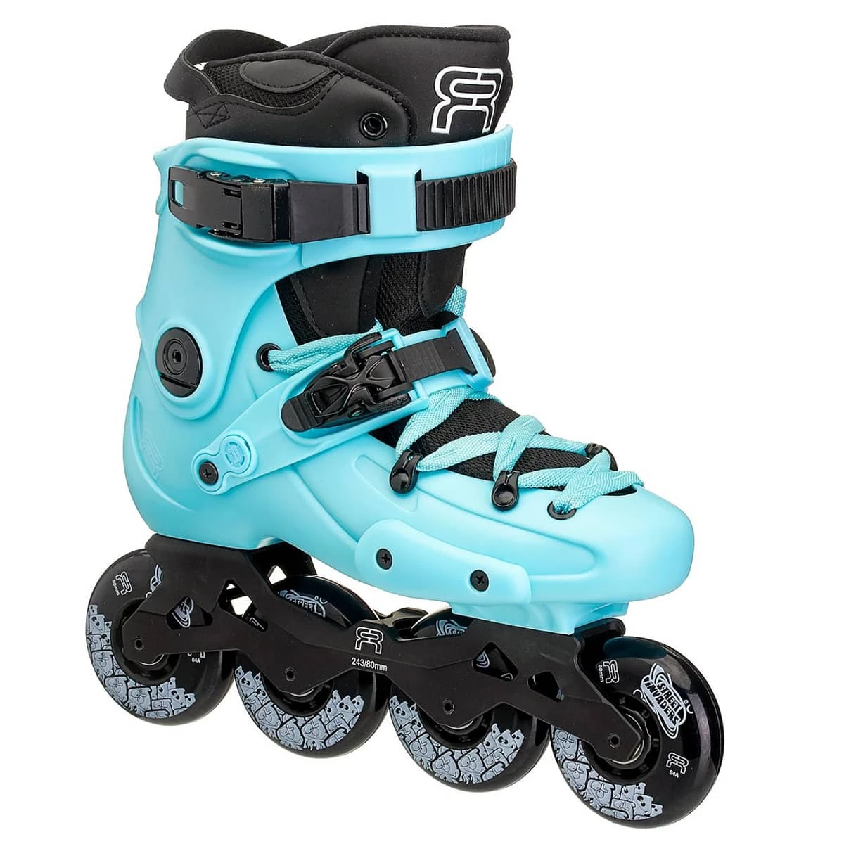 CONDITION) FR SKATES Freeride Light blue (USED skates: FR1 80
